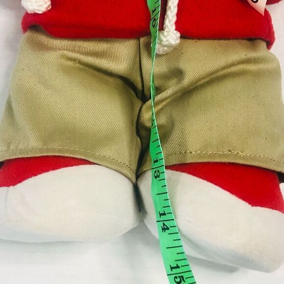 shoney's bear red hoodie and hat kakis 14" plush 2011 restaurant stuffed animal - Picture 7 of 8